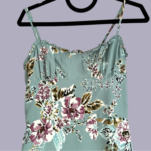 Women’s Floral Speechless Dress with Spaghetti Straps Size Large - Picture 3 of 4